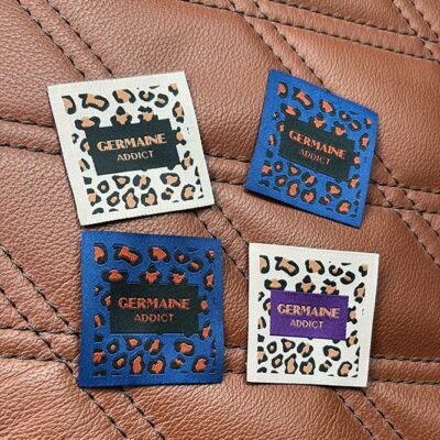 Lot de 4 étiquettes Germaine Addict